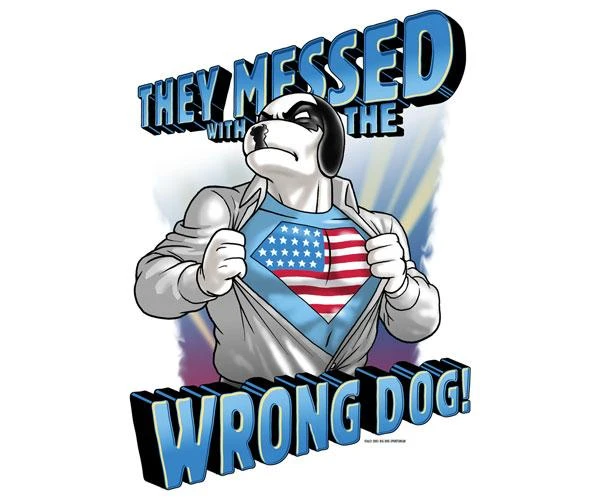 They Messed With The Wrong Dog T-Shirt - Image 2