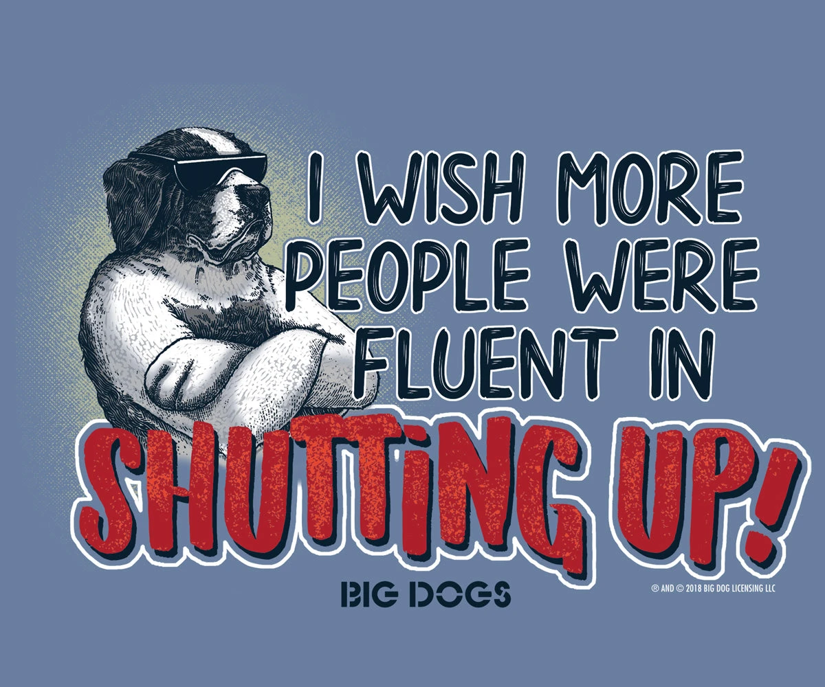 Fluent In Shutting Up T-Shirt - Image 2