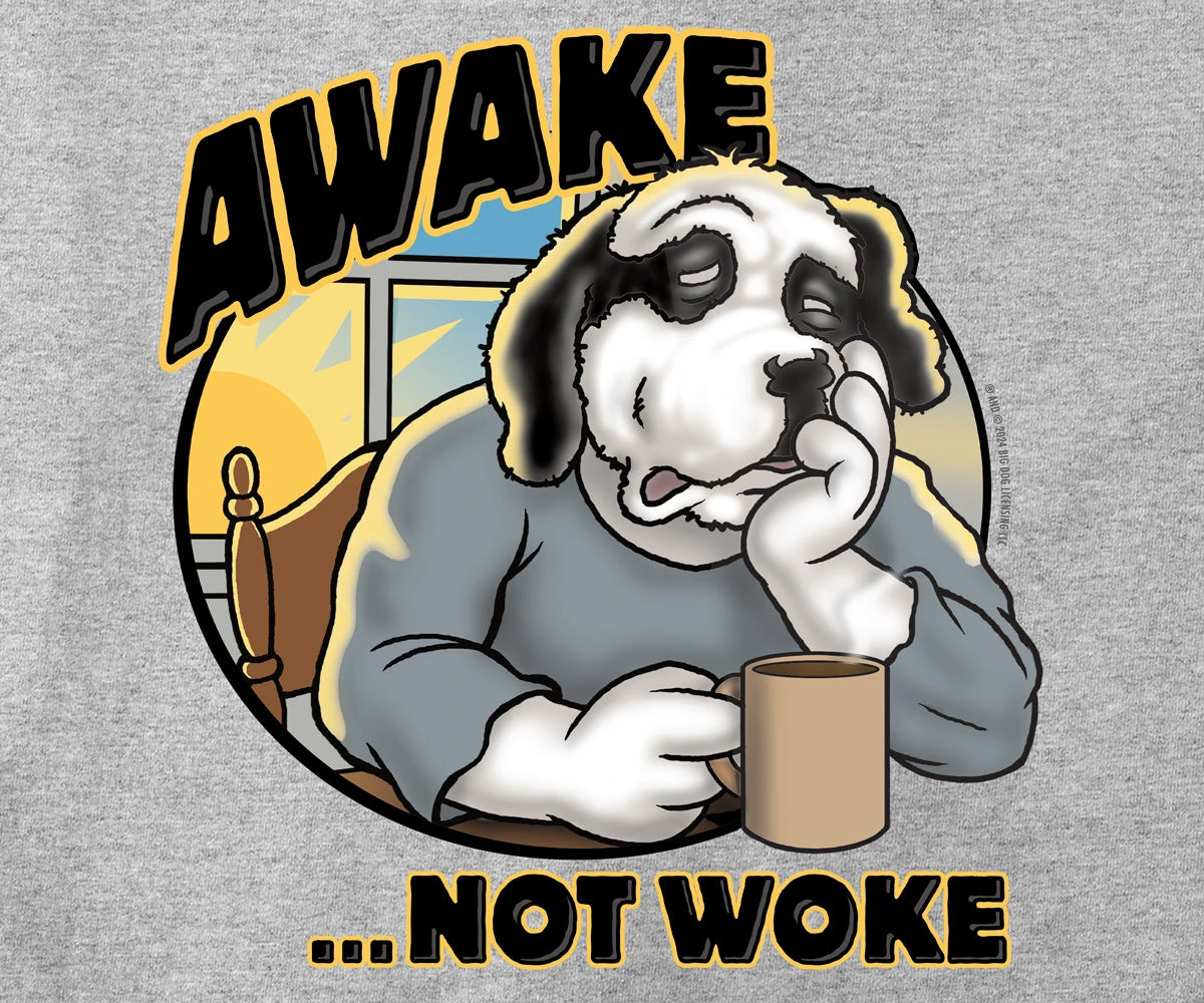 Awake Not Woke T-Shirt - Image 2