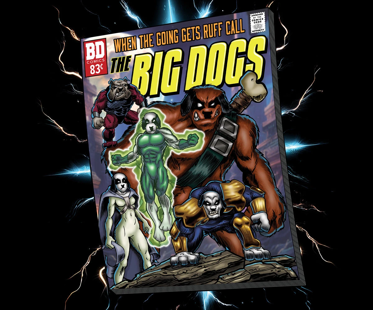 Call The Big Dogs T-shirt - Image 2