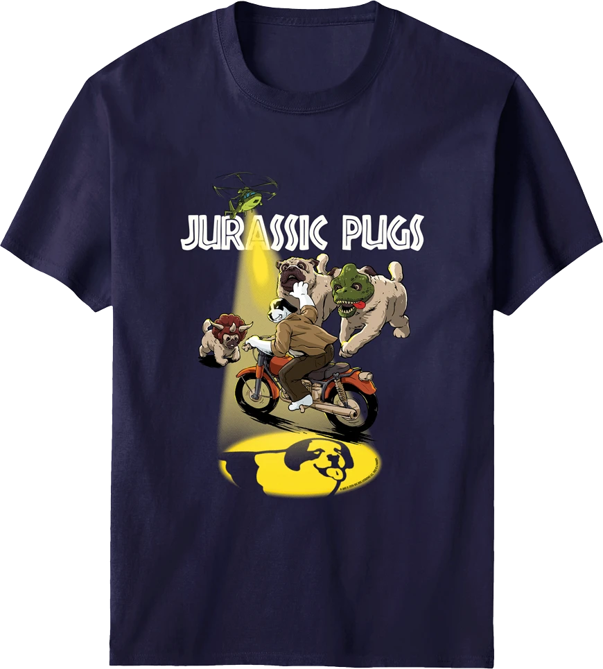 Jurassic Pugs T-shirt