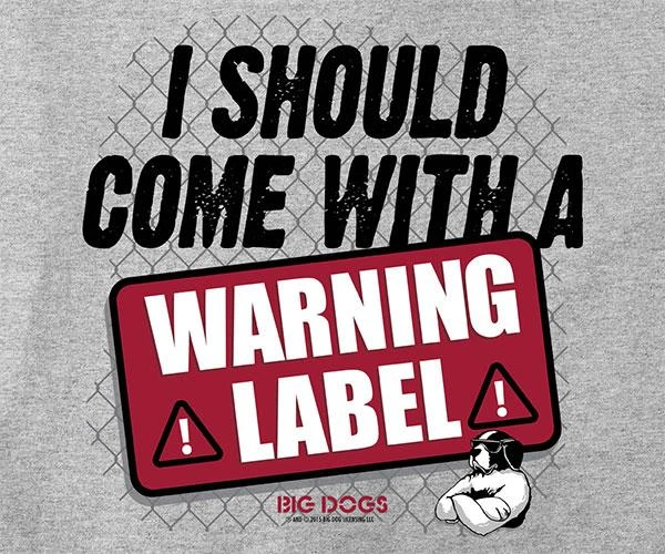 Warning Label T-Shirt - Image 2