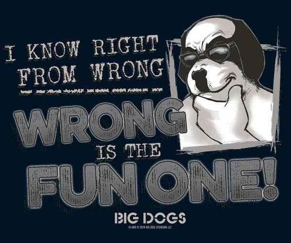 Right From Wrong T-Shirt - Image 2