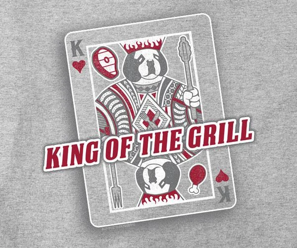 King Of The Grill Card T-Shirt - Image 2
