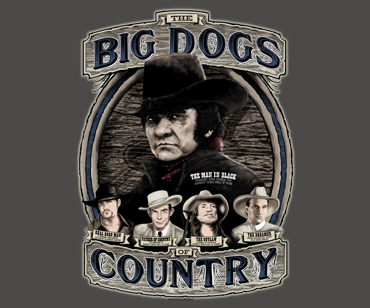 Big Dogs Of Country T-Shirt - Image 2