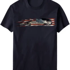 Live Free Chest Stripe T-Shirt