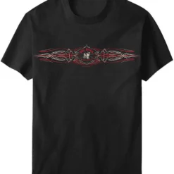 Pinstripe Logo Chest Stripe T-Shirt