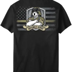 Defend And Serve Military T-Shirt
