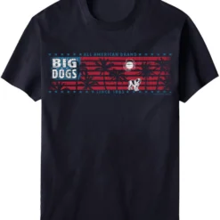 Tropical Stars & Stripes Chest Stripe T-Shirt