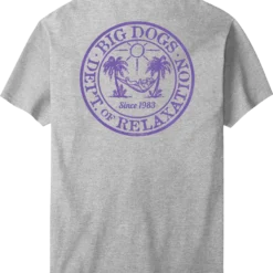 Relaxation Badge Purple T-shirt