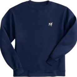 French Terry Fleece Embroidered Crew