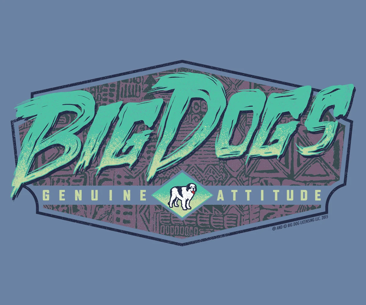 Big Dogs Retro Batik T-Shirt - Image 2