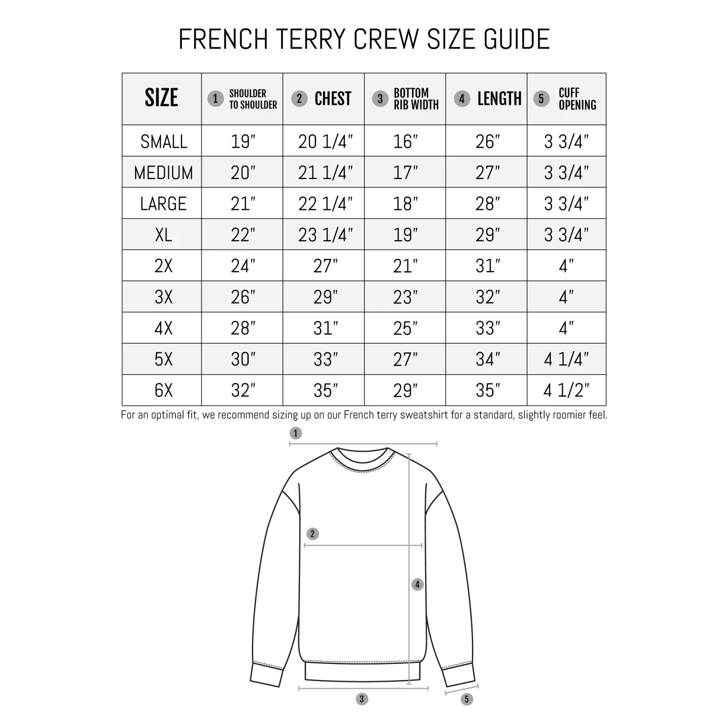 French Terry Fleece Embroidered Crew - Image 4