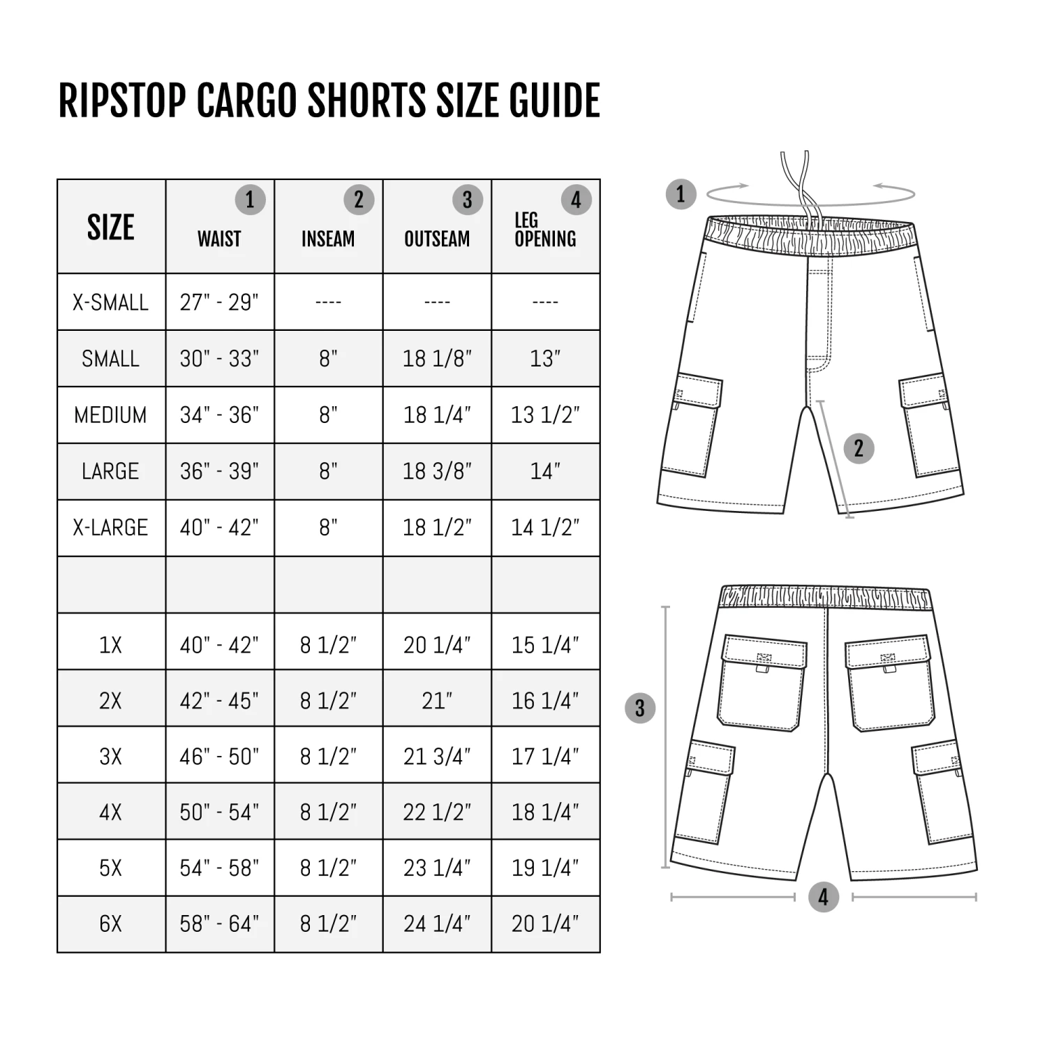 Ripstop Cargo Shorts - Image 4